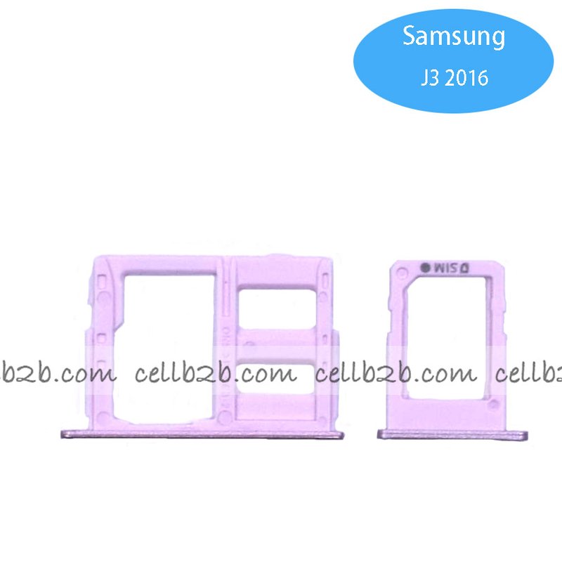 Bandeja de SIM para Samsung J3 2016 J310 Rosa