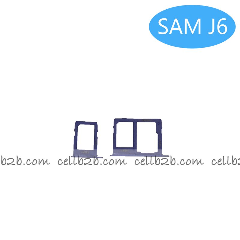 Bandeja de SIM para Samsung J600F/J6 2018 Azul