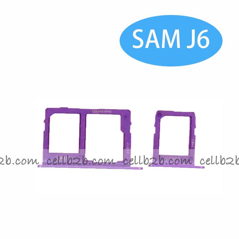 Bandeja de SIM para Samsung J600F/J6 2018 Lila