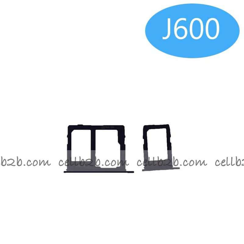 Bandeja de SIM para Samsung J600F/J6 2018 Negra