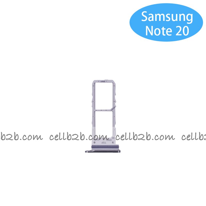 Bandeja de SIM para Samsung Note 20 5G N980F / N981F Gris