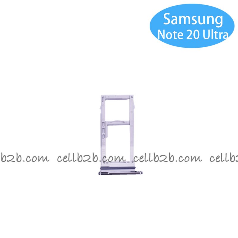 Bandeja de SIM para Samsung Note 20 Ultra 5G N985F / N986F Blanca