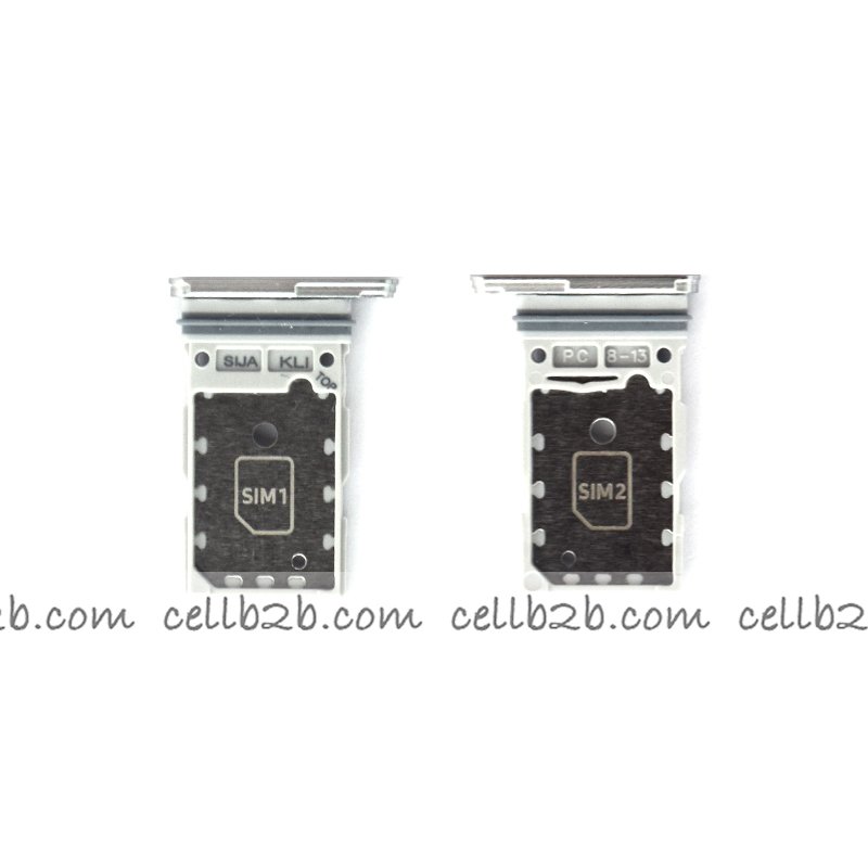 Bandeja de SIM para Samsung S22 5G S901B / S22 Plus 5G S906B Plateada