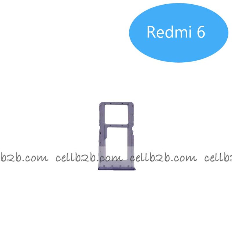 Bandeja de SIM para Xiami Redmi 6 Azul
