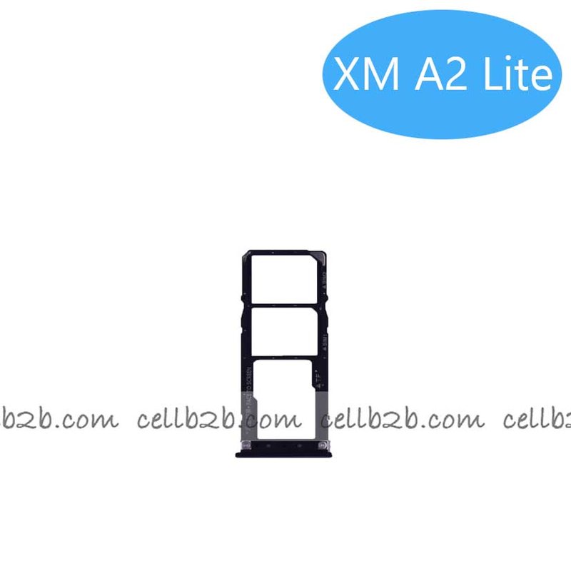 Bandeja de SIM para Xiaomi A2 Lite Negra