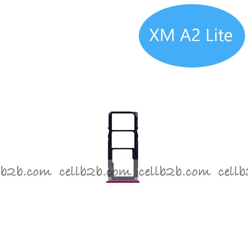 Bandeja de SIM para Xiaomi A2 Lite Roja