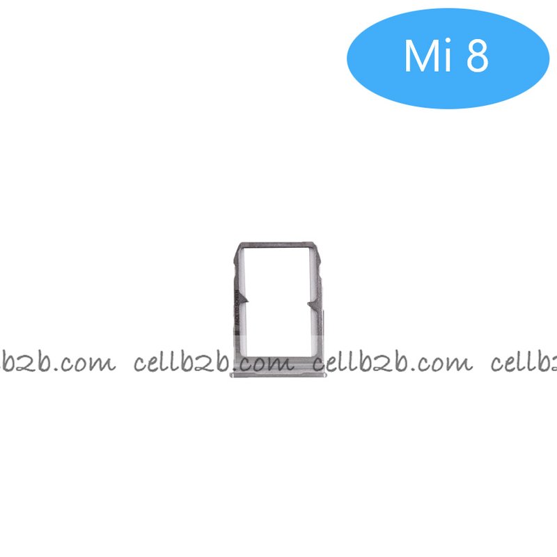 Bandeja de SIM para Xiaomi Mi 8 Plateada