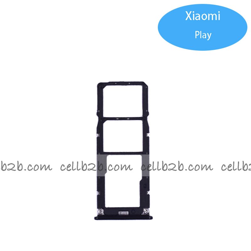Bandeja de SIM para Xiaomi Mi Play Negra