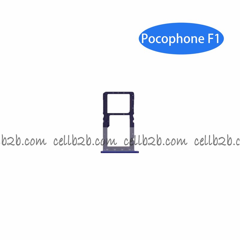 Bandeja de SIM para Xiaomi Pocophone F1 Azul