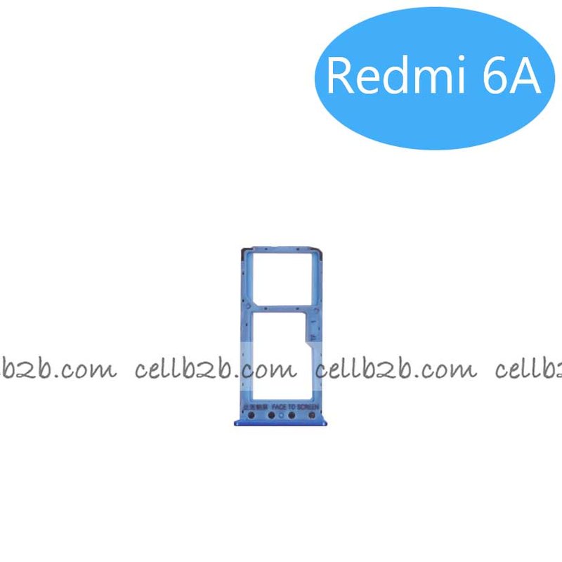 Bandeja de SIM para Xiaomi Redmi 6A Azul
