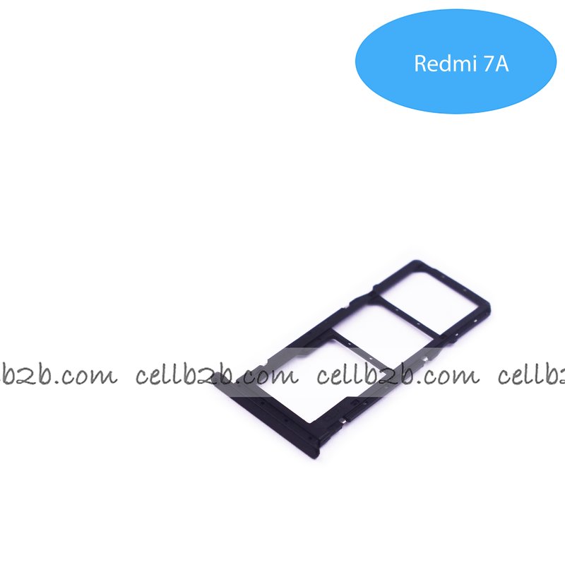 Bandeja de SIM para Xiaomi Redmi 7A Negra