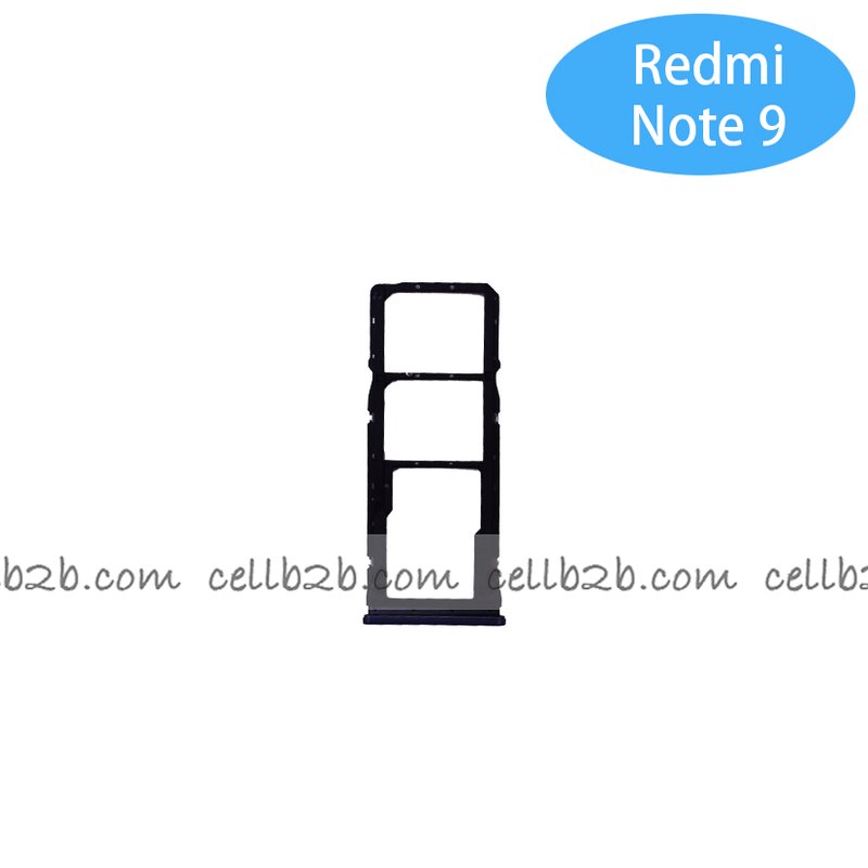 Bandeja de SIM para Xiaomi Redmi Note 9 / Redmi 10X 4G Gris