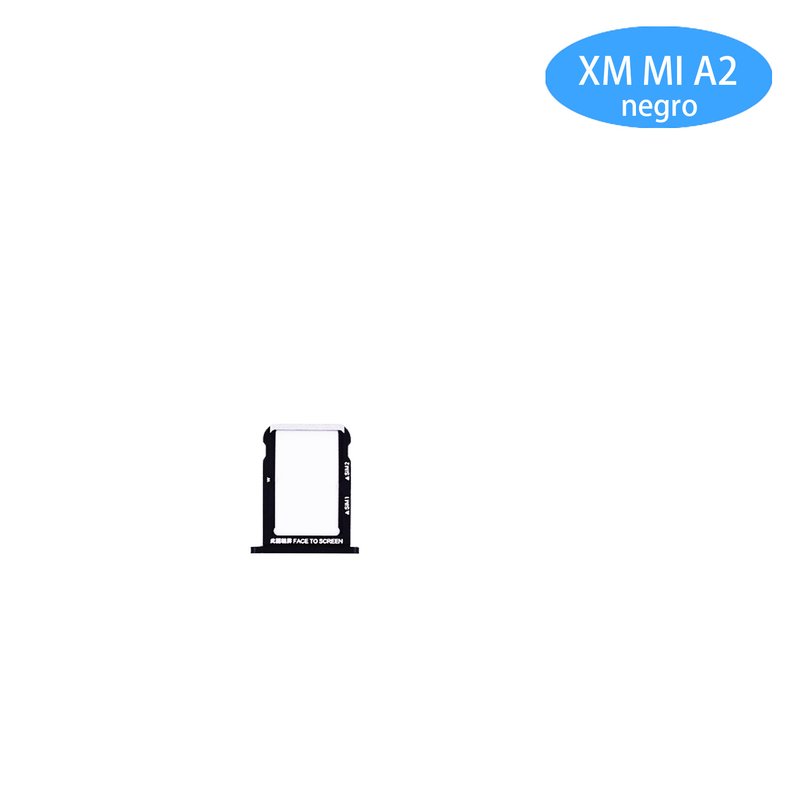 Bandeja de SIM para Xiaomi Mi A2/Mi 6X Negra