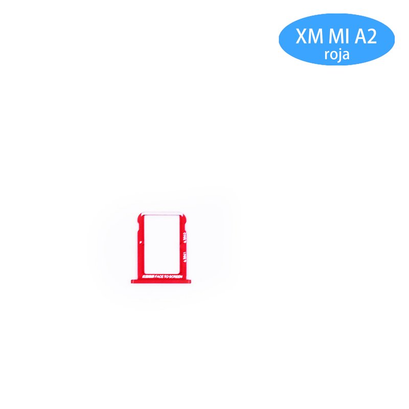 Bandeja de SIM para Xiaomi Mi A2/Mi 6X Rojo
