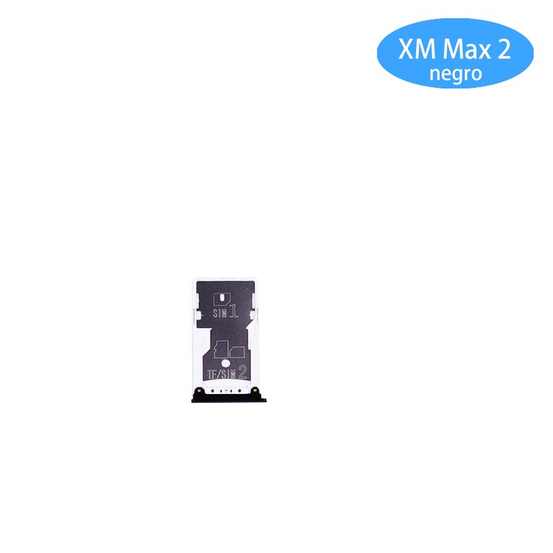Bandeja de SIM para Xiaomi Mi Max 2 Negra