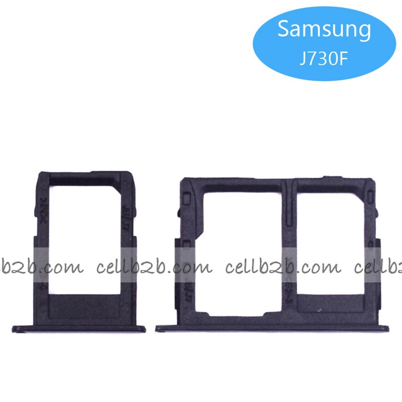 Bandeja de DUAL SIM+SD Para Samsung J5 (2017) J530F/J7 (2017) J730F/J3 (2017) J330F/J330 Negra