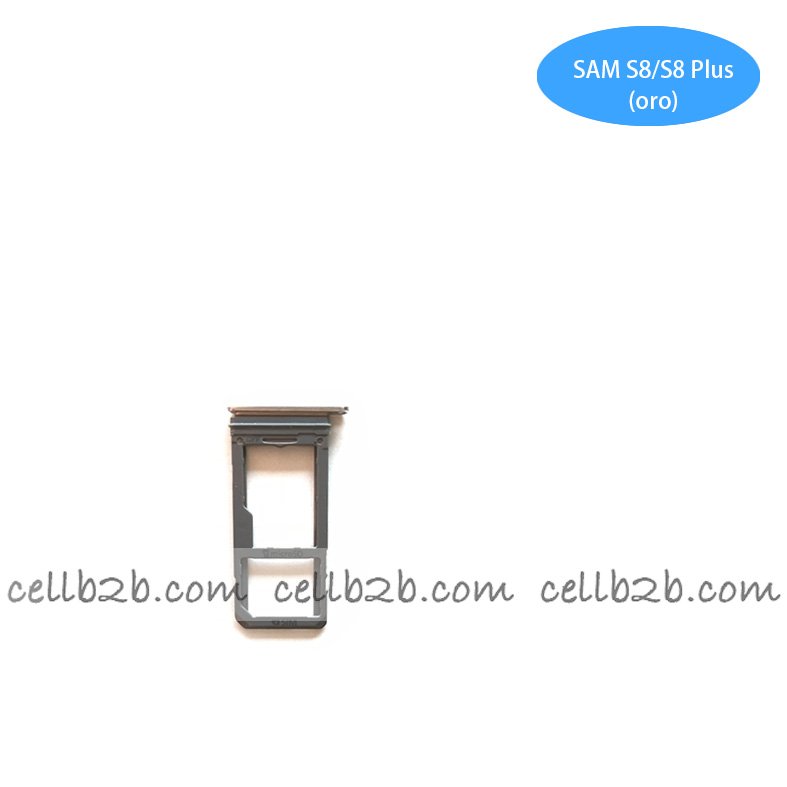 Bandeja de SIM+SD Para Samsung SM-G950 GALAXY S8 / SM-G955 GALAXY S8 PLUS Dorada