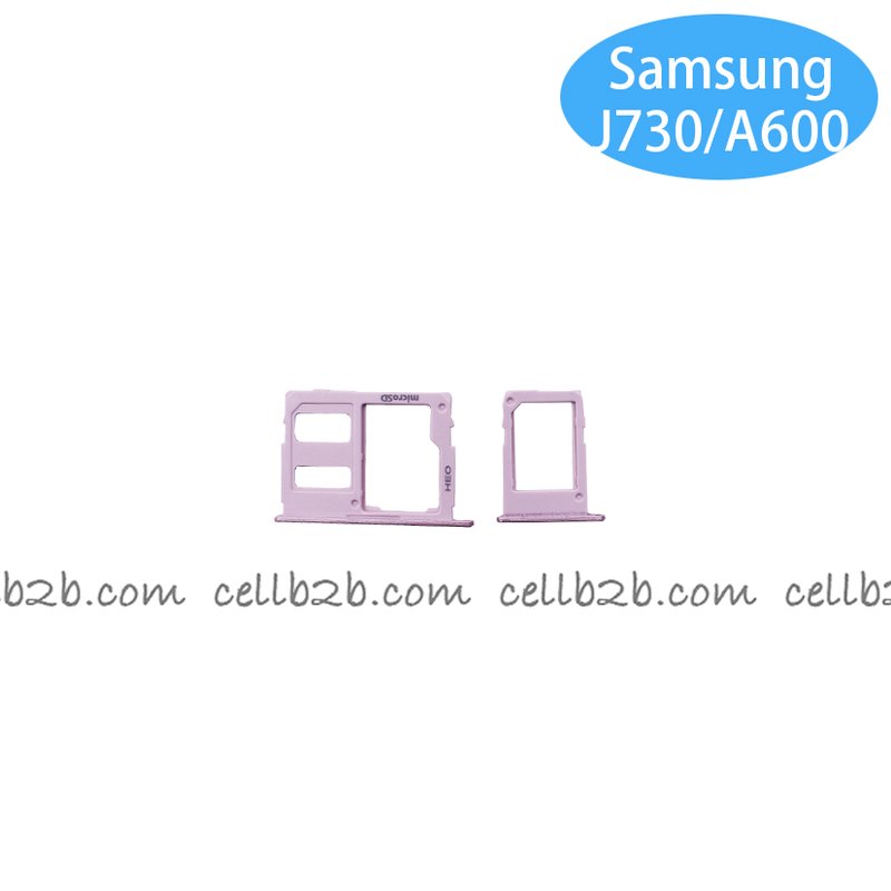 Bandeja de Single SIM+SD Para Samsung J5 (2017) J530F/J7 (2017) J730F/J3 (2017) J330F/J330 Rosa