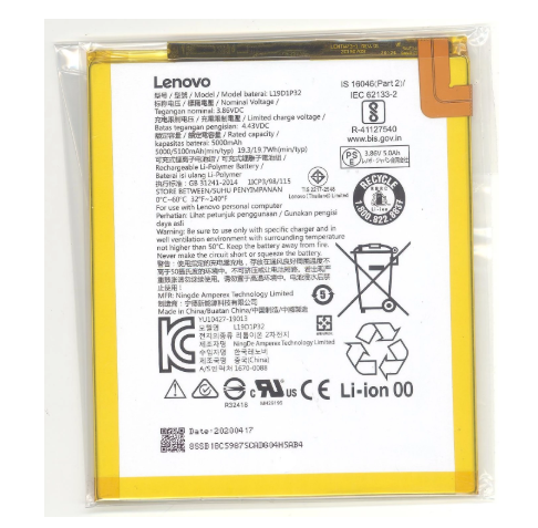 Batería Lenovo Tab M10 HD TB-X505 / Tab M10 Plus TB-X606 / M10 3rd Gen. TB-328 L19D1P32