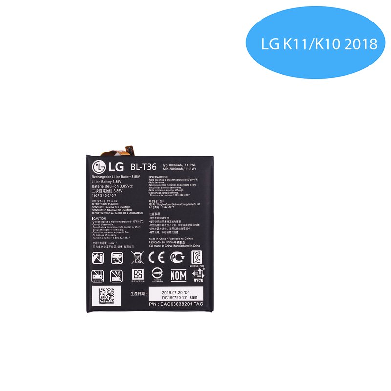 Batería BL-T36 LG K10 2018/ K11 2018 X410
