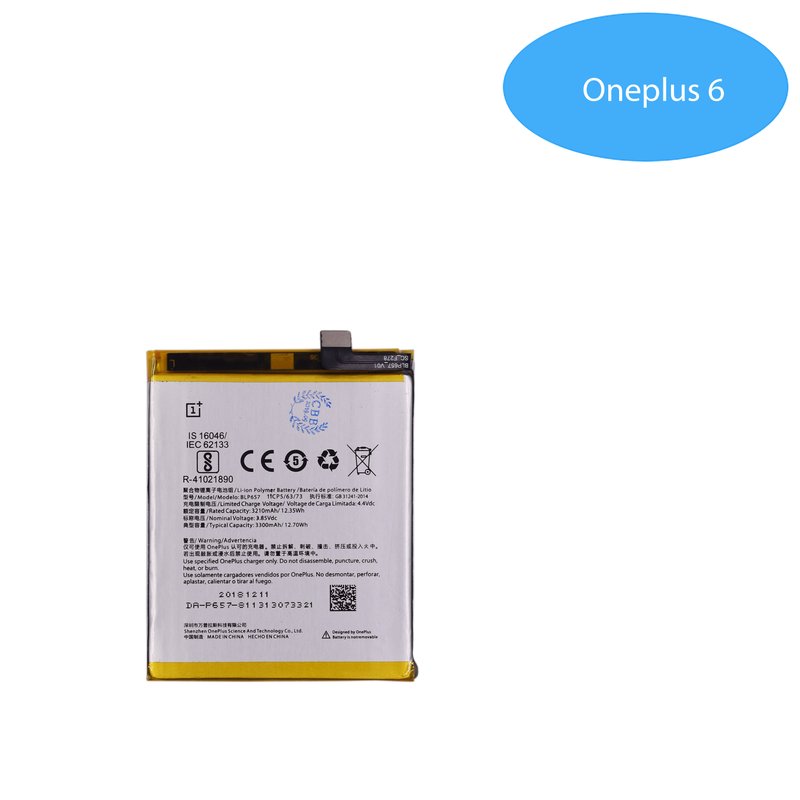 Batería OnePlus 6 BLP657