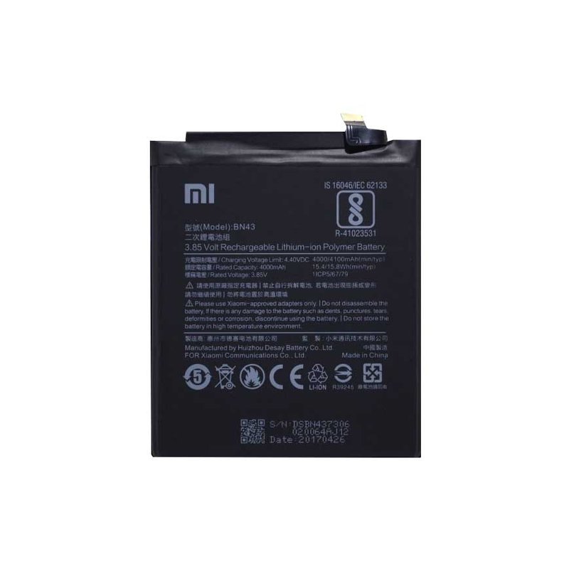 Batería Redmi Note 4X/ BN43 4000mAh Nueva