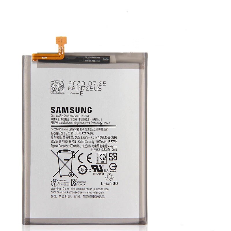 Batería EB-BA217ABY para Samsung Galaxy A21S A217F / A12 A125F/ A12 A127F / A02 A022F / M12 M127F / A13 A135F / A13 A137F / A04S A047F 5000mAh