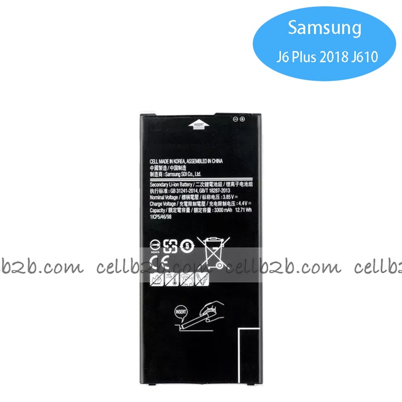 Batería EB-BG610ABE para Samsung Galaxy J4 Plus J415F / J6 Plus J610F / J7 Prime G610F 3300mAh