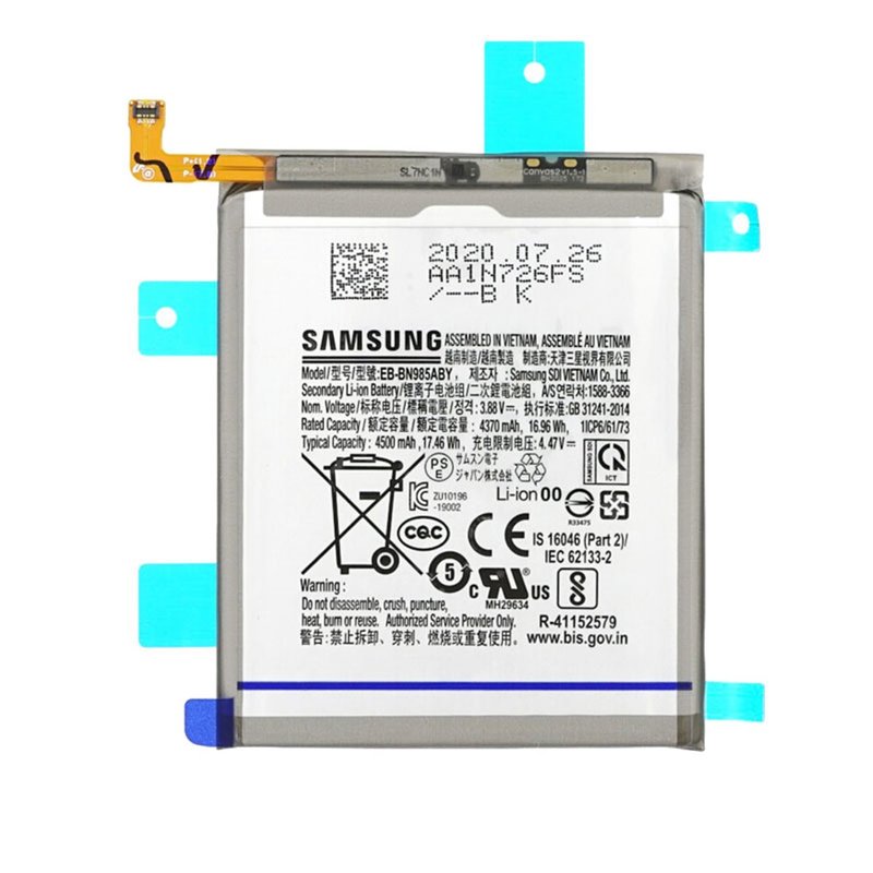 *Batería EB-BN980ABY para Samsung Galaxy Note 20 N980F / Note 20 5G N981B 4300mAh SERVICE PACK