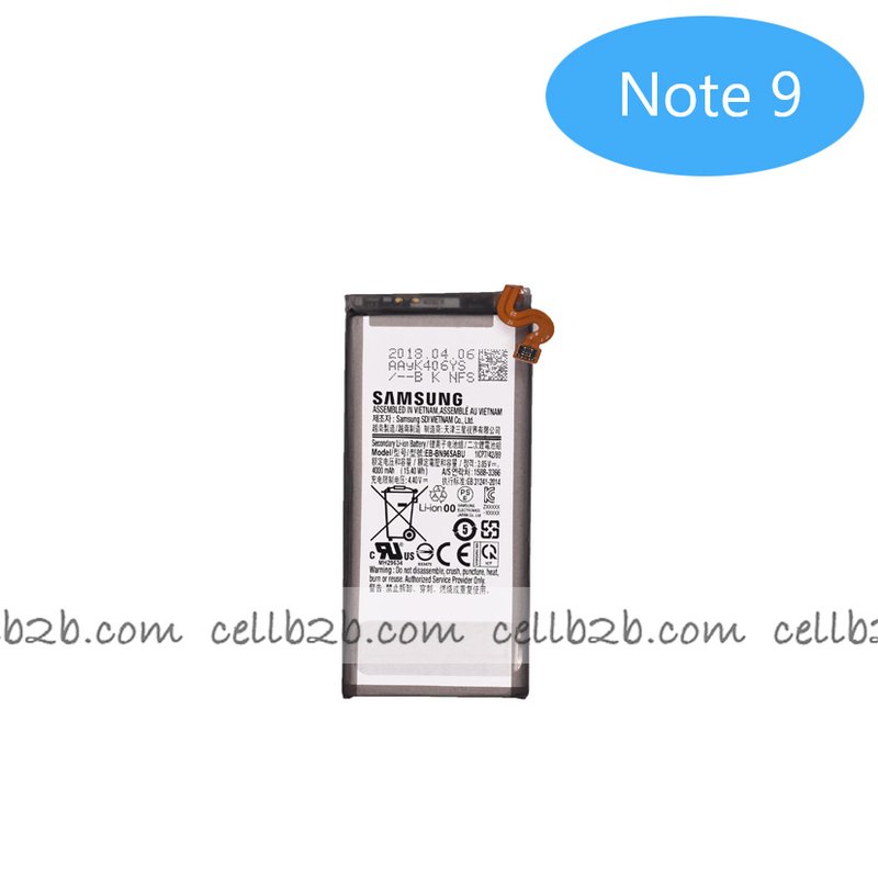 Batería EB-BN965ABU para Samsung Galaxy Note 9 N960F 4000mAh