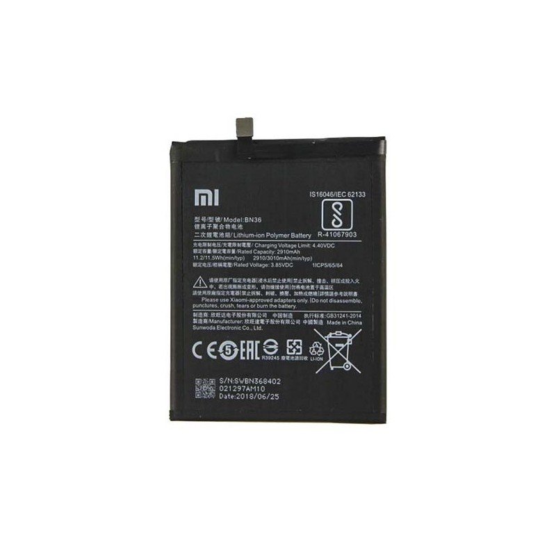 Batería Xiaomi Mi 6X/ A2/ BN36
