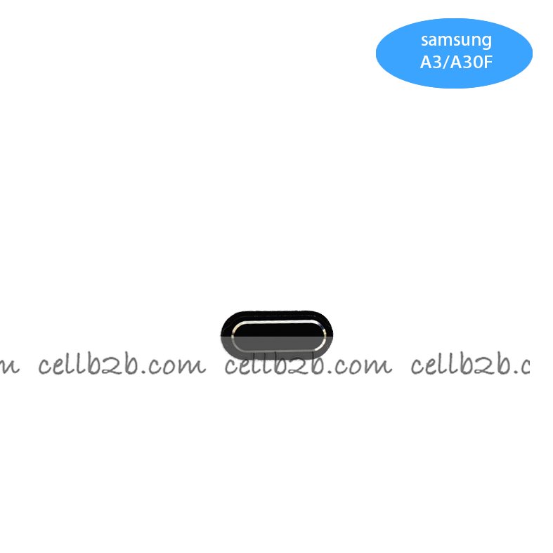 Botón Home para Samsung A3 A300 Negro