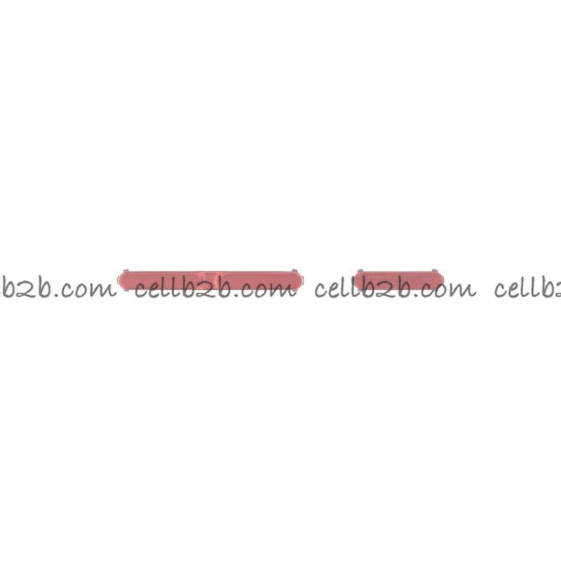 Botones Laterales Para Motorola G86 5G XT2527-2 Rojo