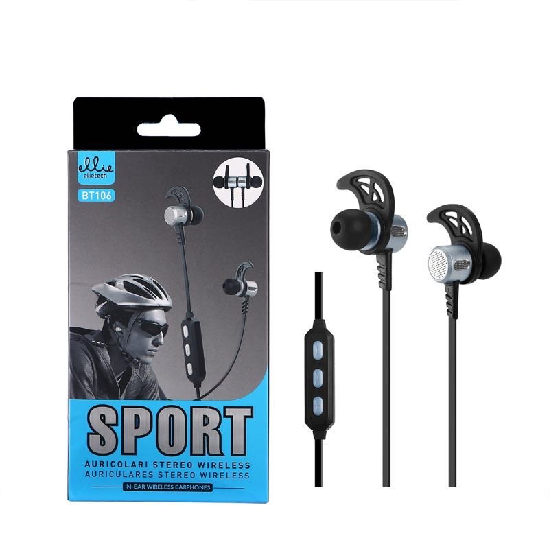 Ellietech BT106 Bluetooth SPORT Auriculares In-Ear Wireless Earphone