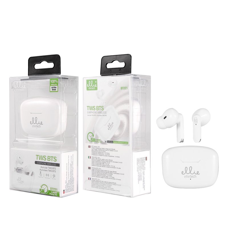 Ellietech BT221 Auriculares Wireless TWS BTS
