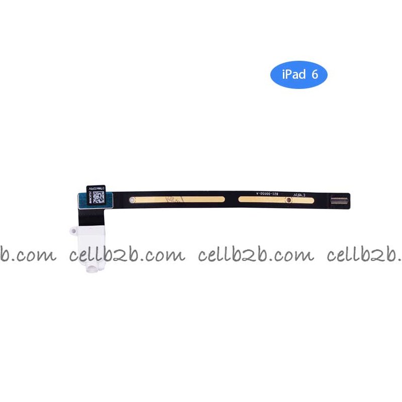 Cable Flex de Audio Jack para iPad 6 A1566 A1567 Blanco