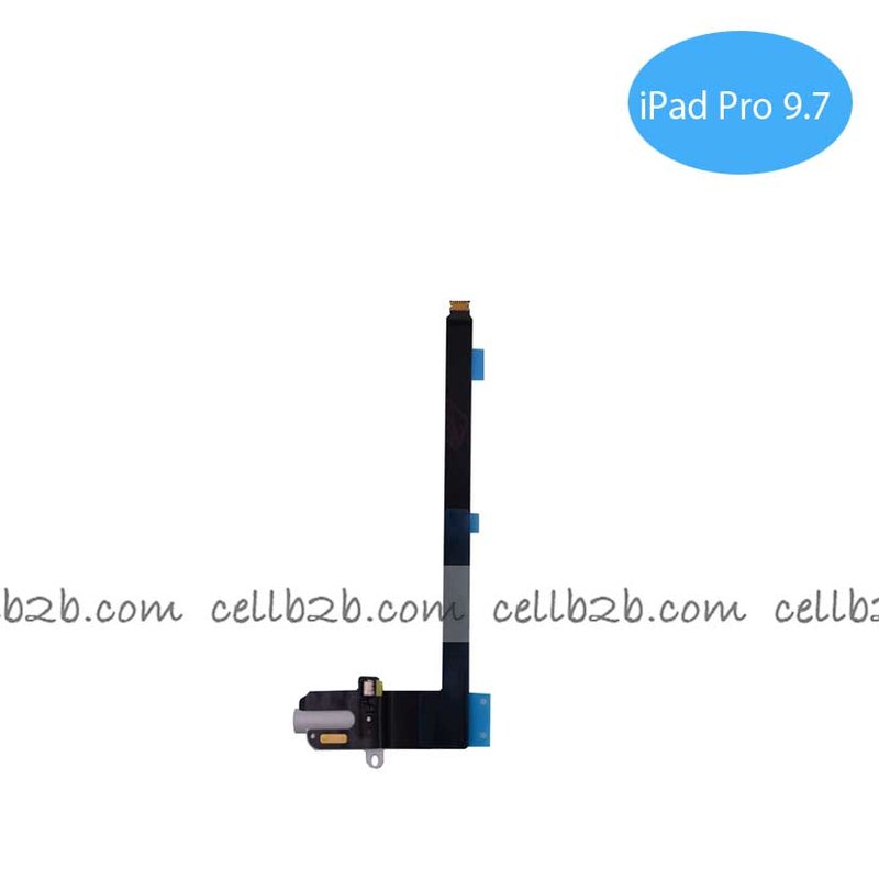 Cable Flex de Audio Jack para iPad Pro 9.7 A1673 A1674 A1675 Blanco