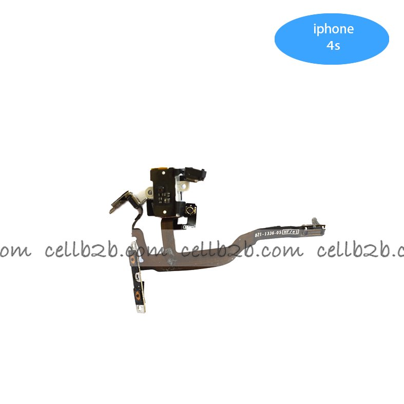 Cable Flex de Audio Jack para iPhone 4S Negro