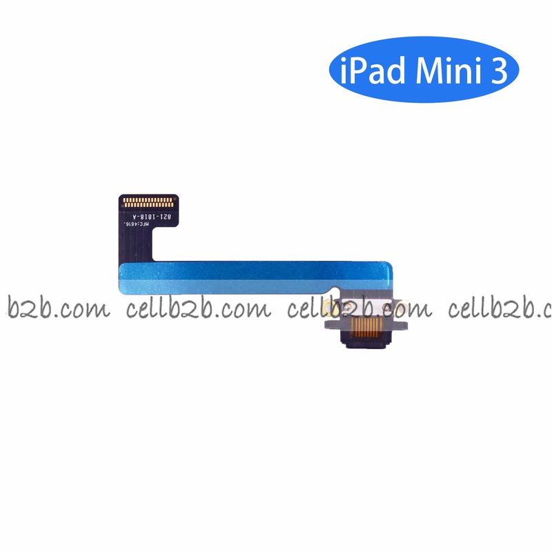 Cable Flex de Carga iPad Mini 3 A1599 A1600 A1601 / Mini 2 A 1489 A1490 A1491 Negro