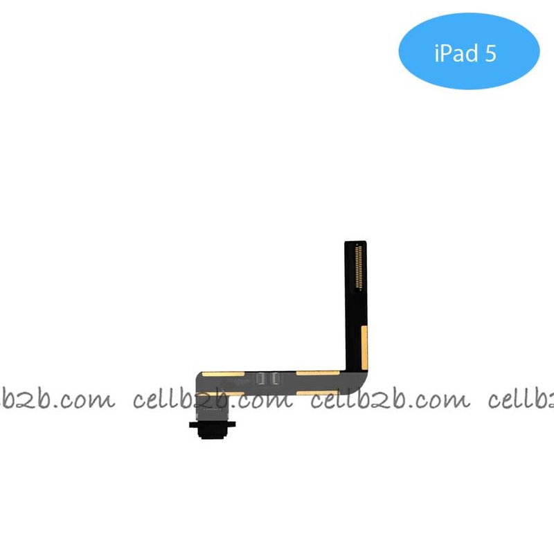 Cable Flex de Carga para iPad 5 / iPad Air A1474 A1475 A1476 / iPad 9.7 2017 A1822 A1823 Negro