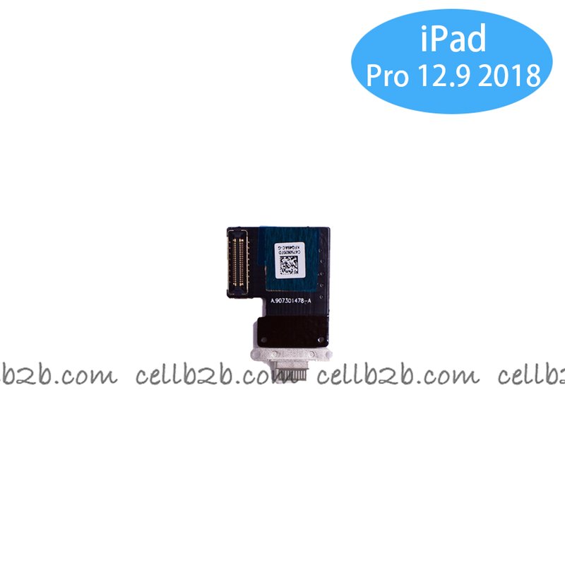Cable Flex de Carga para iPad Pro 12.9 (2018 / 2020) A2014 A1895 A1876 / IPAD PRO 11 (2018 / 2020) A2013 A1934 A1980 Negro