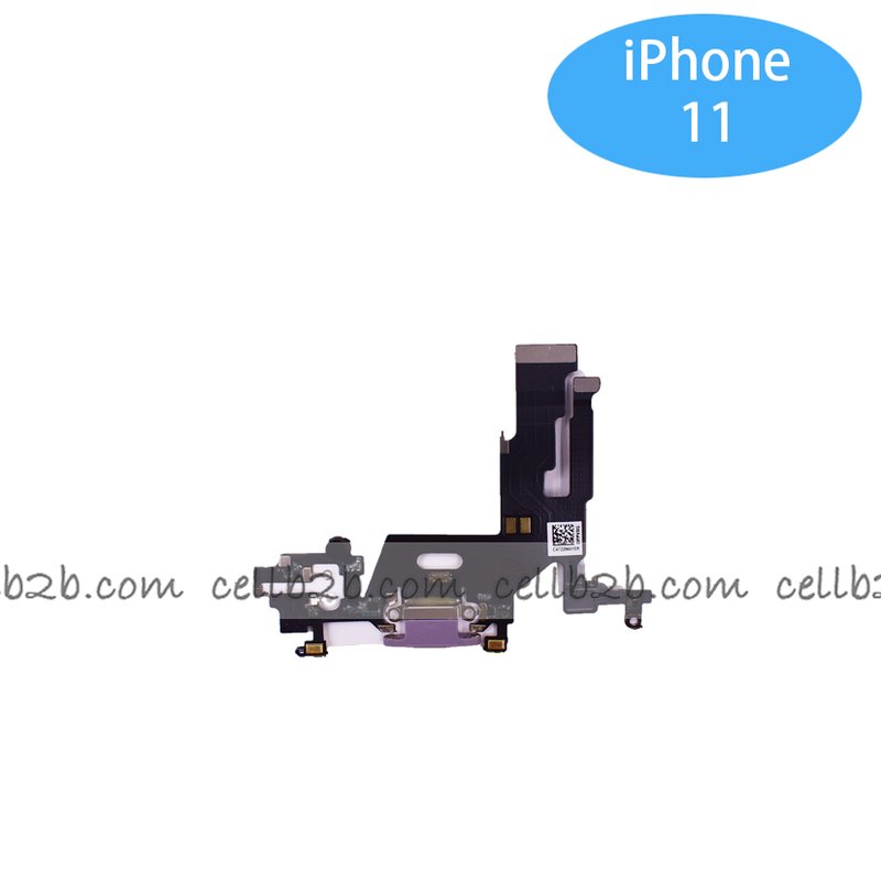 Cable Flex de Carga para iPhone 11 Lila Original