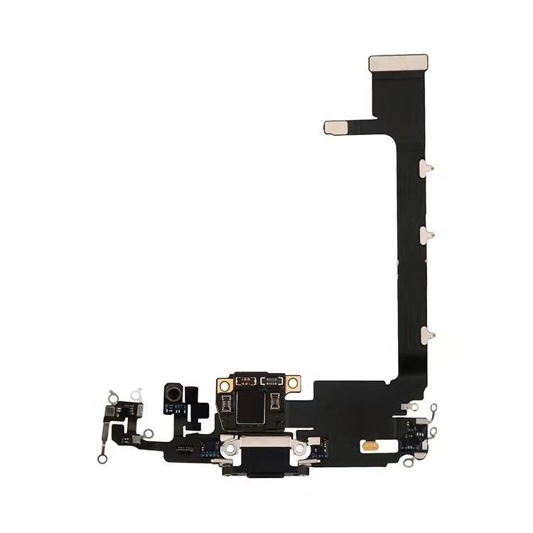Cable Flex de Carga + Placa Pequeña para iPhone 11 Pro Max Negro ORIGINAL