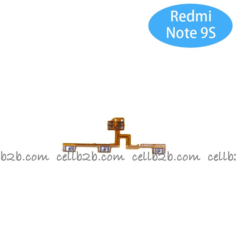 Cable Flex de Encendidio y Volumen Para Xiaomi Redmi Note 9S / Note 9 Pro