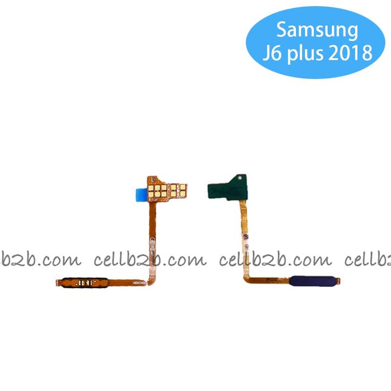 Cable Flex de Encendido con Lector de Huella Negro para Samsung J6 Plus 2018 J610