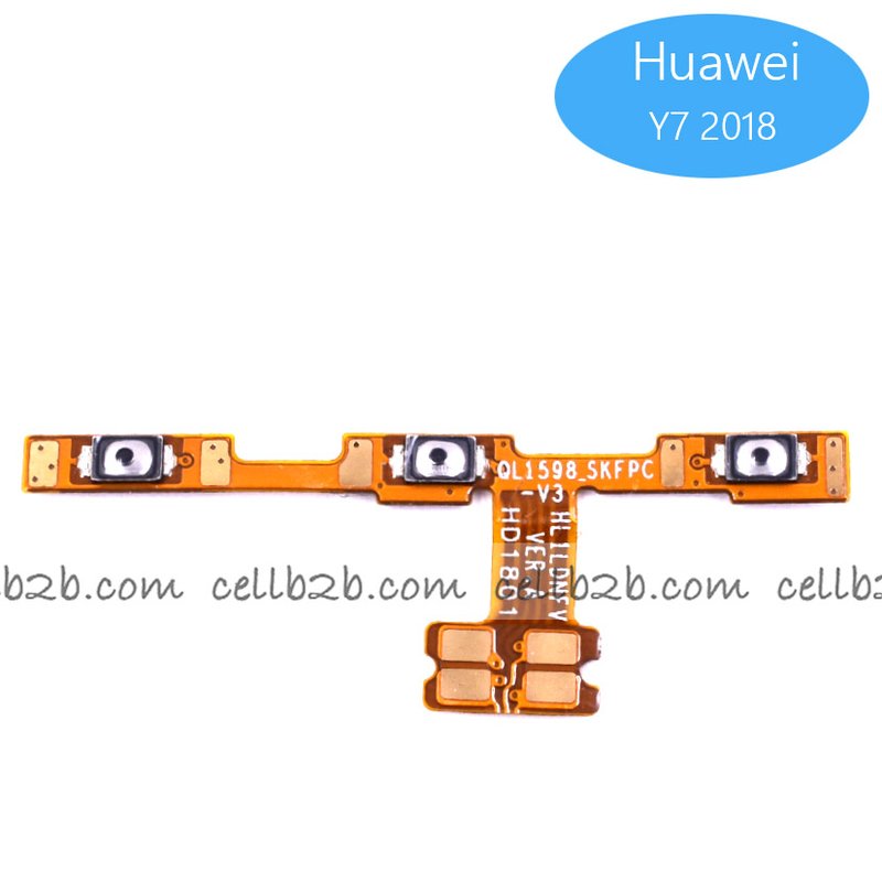 Cable Flex de Encendido y Volumen para Huawei Y7 2018