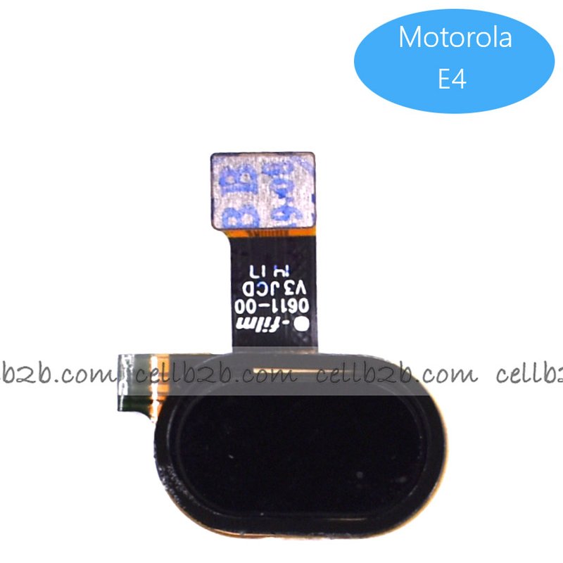 Cable Flex de Home Boton para Motorola E4 Negro