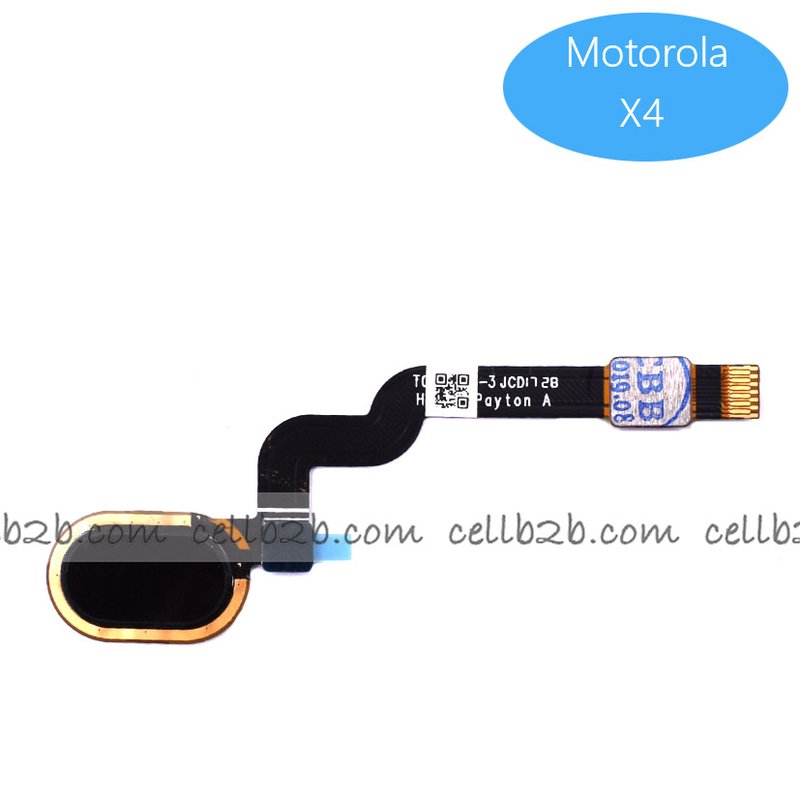 Cable Flex de Home Boton para Motorola X4 Negro