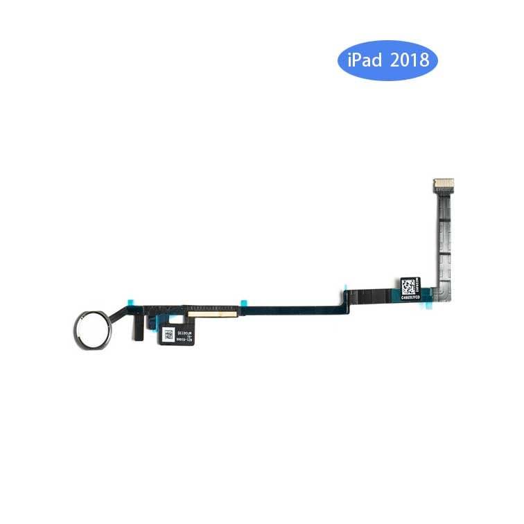 Cable Flex de Home con Lector de huella para iPad 2018 A1893 A1954 Blanco
