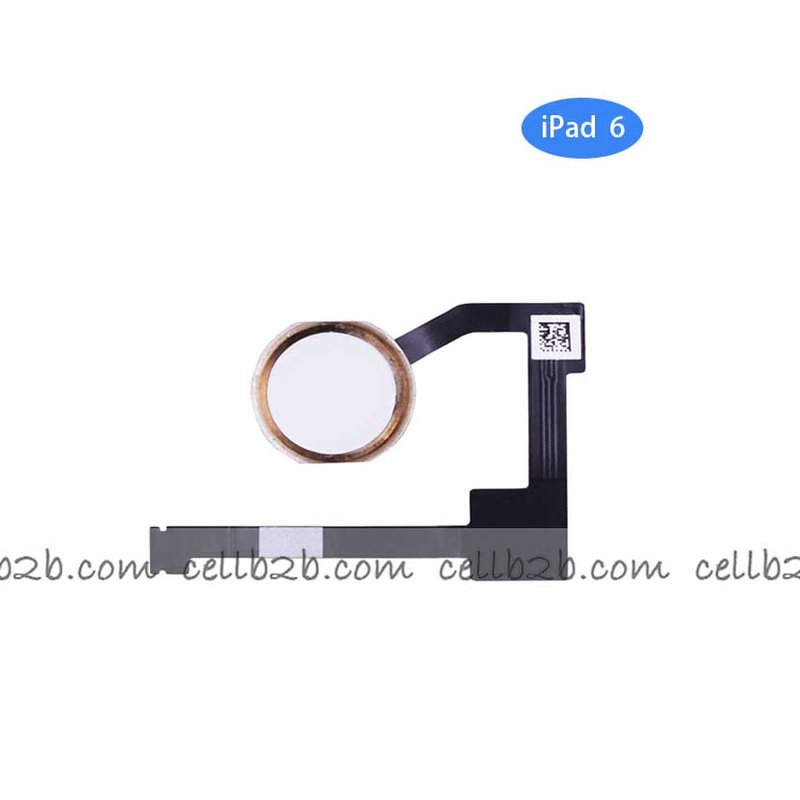 Cable Flex de Home con Lector de huella para iPad 6 A1566 A1567 Dorado